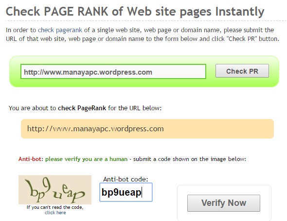 Ranking сайт. Verify Now.